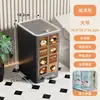 Novo modelo de lixeira doméstica com grande capacidade para cozinha, sala de estar, quarto, banheiro e lavabo, com pedal e tampa, sem necessidade de se abaixar