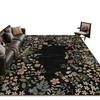 Alfombra Estilo Temu para Sala de Estar, Resistente a Manchas, Fácil de Cuidar, Lavable a Máquina, Alfombra Plegable de Imitación Cachemira para Dormitorio, Venta al por Mayor Transfronteriza