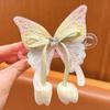 Nuevo Súper Hada Tulipán Borla Mariposa Placa Artefacto Horquilla Parte Trasera Cabeza Pinza Cola de Caballo Niña Princesa Accesorios para el Cabello Estilo Occidental
