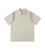 40 Piezas de Polos de Color Bloqueado de Moda de 220g con Cremallera, Corte Holgado, Diseño Moderno y Cremallera Ykk, Estilo Unisex