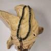 Collar de Cuentas Redondas de Piedra Rey Medicina del Tíbet Transmisión en Vivo Venta al por Mayor Pulsera de Jade del Tíbet Jade Serpentina Cadena Madre