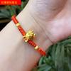 Pulseira de mão do Festival do Barco Dragão, moda nacional, bênção, corda vermelha, pulseira de bola da fortuna, feita à mão, para casal, auspiciosa, pulseira de mão, em estoque, atacado