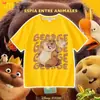 Plan de Transformación del Castor Hoppersx Camiseta Infantil para Niños y Niñas, Ropa de Verano de Manga Corta para Niños Grandes, Algodón Dopamina