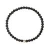 Pulsera de Plata Tailandesa 925 con Ágata Azul de Arena Fina de Obsidiana para Hombres y Mujeres Regalo Sencillo Versátil para Novia