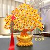 Árbol de la fortuna de cuentas hecho a mano bolsa de materiales para hacer adornos manualidades de dragón tejido diy accesorios de resina para adultos