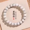 Aceite de Pollo Semilla Dorada de Hainan Pulsera Bodhi Estrella Amarilla Luna Verde Pulsera Turquesa para Hombre Accesorios para Mujer Cuentas de Buda Venta al por Mayor