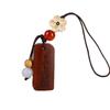 Amuleto de la Buena Suerte de Palo de Rosa para el Año de Nacimiento, Tarjeta de Deseo, Cordón para Teléfono, Colgante, Unisex, Adorno de Estilo Antiguo