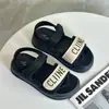 Vietnam Camboya Nigeria África Sandalias Simples para Mujer Verano Estampado de Letras Sandalias Graffiti para Mujer Venta al por Mayor
