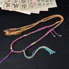 Corda para Colar Trançada Artesanal de Xizang Cordão com Pingente Multicolorido Venda Quente Cordão Vintage com Borla Cordão para Pendurar Joias Populares