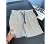 Pantalones Cortos de Punto Patchwork a Cuadros Estilo Americano para Hombre Verano Deportes al Aire Libre Pantalones Casuales Rectos Holgados de Cinco Puntos Modernos
