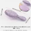 Peine de Bolsillo Antiestático para Alisar el Cabello con Airbag para Mujeres, Incrustado de Diamantes, Lujo Ligero, Mini Peine Portátil, Peine Masajeador Capilar para Uso en Casa