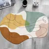 Alfombra Irregular Estilo Ins Alienígena Sala de Estar Alfombra para Mesa de Centro Lujo Ligero Dormitorio Hogar Manta de Cama Mesita de Noche Estudio Vestidor