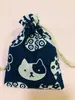 Bolsas de Algodón con Cordón Floral Personalizadas para Guardar Artículos, Soporte para Impresión de Logo, Venta al por Mayor a Partir de un Paquete, Bolsita de Incienso Repelente de Mosquitos de Regalo