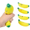 Brinquedo squishy de emoji banana mais vendido internacionalmente, brinquedo realista de farinha e areia para alívio do estresse e desabafo, presente de pegadinha para adultos