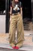 Jeans Sueltos Relajados Estilo Retro Americano para Mujer Verano 2025 Chica Caliente Lavados Pierna Ancha Pantalones de Longitud de Piso Scimitar