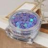 Amor Lentejuelas Parche para Uñas Corazón Mágico de Melocotón Funda para Teléfono Móvil Flash DIY Relleno de Pegamento de Gota para Slime Caja
