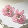 Aretes, broqueles, aretes con un toque de lujo ligero y de alta gama, aretes de estilo festivo para mujer