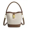 Bolsas de Verano Transfronterizas para Mujer 2026 Nuevo Estilo Coreano de Moda Bolsos Texturizados Bolsos Cubo Bolsos de Lona Bolsos Cruzados Fabricante