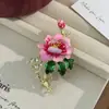Estilo Nacional, Novo Estilo Chinês, Clássico, Elegante, Luxuoso, Refinado, Versátil, Broche de Flor de Peônia, Alto Padrão, Luxo Leve