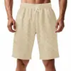 Shorts Masculino de Verão Americano Transfronteiriço Soltos Casuais Jacquard Pesado Xadrez Shorts Mais Vendidos Shorts Masculinos