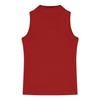 Camisola sin mangas de espalda cruzada para mujer 2026 Verano Estilo Chica Caliente Camiseta Base Camiseta Cuello Semi Alto Ajuste Ceñido Top