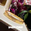 Pulsera Antigua de Filigrana de Oro con Patrón de Calabaza y Rollo Nuevo Chinoiserie Punto Flor de Diamante Pulsera con Cuentas Set