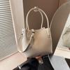 Bolso Satchel Popular de Comercio Exterior Bolso Balde para Mujer 2025 Nuevo Primavera y Verano Bolso de Hombro Simple Bolso Casual para Viajes