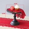 Soporte de exhibición para decoración de mesa de postres de boda china, plato para pastel, estante de almacenamiento para decoración suave creativa para el hogar