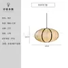 Luminária Pendente de Tecido para Restaurante Vintage Lâmpada Retrô Japonesa para Quarto Sala de Chá Iluminação de Lanterna de Seda Estilo Chinês Novo para Sala de Estar