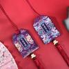 Estricta selección de mercancía sachet antiguo bolso de pelo fetal accesorios Hanfu sachet de bendición colgante para coche sachet real bolsa de bendición