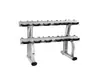 Rack de Armazenamento para Equipamentos de Ginástica, Rack de Halteres de Três Níveis, Rack de Supino para Uso Doméstico, Três Pares, Seis Pares, Dez Pares, Suporte de Rack Comercial