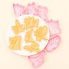 Molde de Galleta de Simulación de Alfabeto Inglés de Dibujos Animados Herramienta de Horneado de Fondant para Galletas DIY Estéreo 3D de Dibujos Animados
