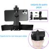 Adequado para Gopro Suporte de Fone de Ouvido Fixo para Tiro com Headband de Celular Conjunto de Quatro Peças Suporte de Celular em Primeira Pessoa