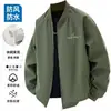 Jaqueta de beisebol outdoor transfronteiriça para homens, novo estilo primavera e outono, jaqueta de trabalho casual solta com estampa de letras, moderna