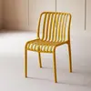 Silla de Plástico de Moda para Uso en el Hogar, Silla de Comedor Engrosada, Silla de Comedor Simple Moderna Casual con Respaldo Engrosado y Duradero