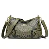 Bolsa Feminina Nova Tendência Exquisita de Flores Moda Versátil Bolsa de Mão Feminina Bolsa de Ombro Feminina Bolsa Transversal Casual