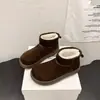 Botas de Neve Antiderrapantes de Inverno para Dedão do Pé Botas Curtas Com Pelúcia Quente 2026 Solado Espesso Engrossado Novos Sapatos de Algodão Outdoor Nordeste