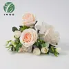 Flores Artificiales de Nuevo Producto Transfronterizas Flor de Seda Bosque de Flores Hortensia Peonía Flor Artificial Flor de Plástico Ramo de Boda Ramo Guía de Camino