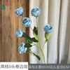 Rosa Encaracolada de Galho Alto com 6 Cabeças, Rosa da Montanha Nevada, Adereços para Fotografia de Casamento, Flores Artificiais, Arranjo de Flores para Teto de Palco, Flores de Seda