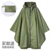 Moda de Comercio Exterior Poncho Impermeable para Hombres y Mujeres Ciclismo al Aire Libre Senderismo Ligero Poncho Universal Poncho con Cremallera Impermeable