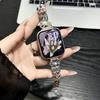 Correa de Metal para Reloj con Diamante de Lazo Adecuada para Apple Generación 78910 Huawei Fit4 Gt5 Xiaomi 10 Samsung Pulsera