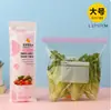 Sacos Espessos com Vedação Dupla para Uso na Cozinha, Sacos de Conservação de Alimentos de Grau Alimentício para Geladeira e Freezer, Sacos de Armazenamento Autovedantes