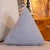 Cojín Triangular Estilo Nórdico Forma Geométrica Nudo Trenzado Cojín para Sofá Cama Decoración para el Hogar