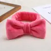 Diadema de Terciopelo Coral Transfronteriza Europea y Americana para Mujer, Diadema Especial para Maquillaje y Lavado de Cara, Accesorio para el Cabello, Diadema de Cinta, Lazo