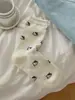 Calcetines sin costuras para mujer con diseño de gatito, borde de burbuja, ribete de encaje, hasta la pantorrilla, color liso, estilo coreano, estilo universitario, calcetines holgados