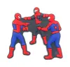 Serie Spiderman, zapatos con agujeros, hebilla de zapato con flores, hebilla de zapato desmontable decorativa de PVC, punto transfronterizo, explosión de Amazon