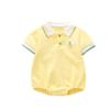 Nova Camisa Polo Casual de Verão para Bebês Respirável Confortável Chapéu-Camisa para Meninos e Meninas Roupas de Engatinhar para Bebês