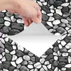 Pegatinas Autoadhesivas para Piso Imitación Piedra Engrosadas 30*30cm Impermeables y a Prueba de Humedad Renovación de Piso para Cocina y Baño Sin Pegamento