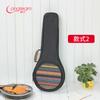 Bolsa para mandolinas de fondo plano Bolsas para mandolinas étnicas Mochila de algodón Tipo A distintivo Bolsa para mandolinas