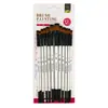 Cepillo para el cabello de nailon blanco perlado transfronterizo Cepillo Gouxie Cepillo acrílico Juego de 12 Pinceles para pintar Pinceles para pintura al óleo